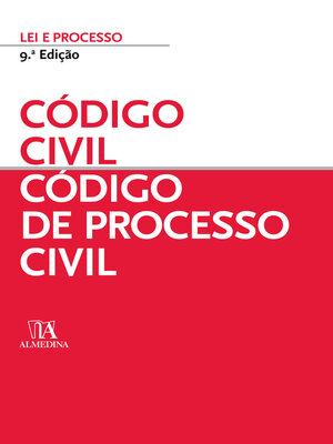 cover image of Código Civil--Código de Processo Civil--9ª Edição